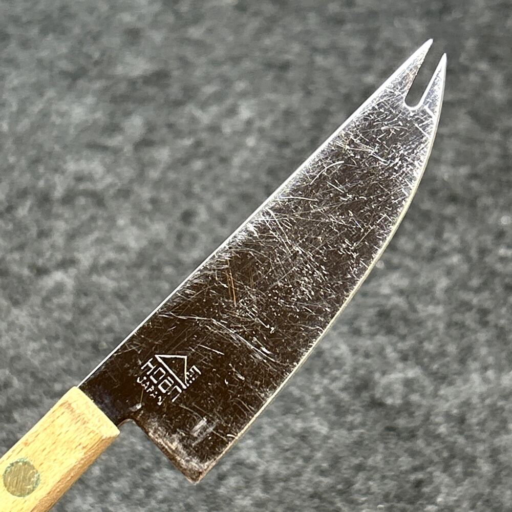 Vintage HOAN Cheese Knife 9" Wood Handle Serving Tool Made In Japan